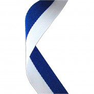 Blue and White Ribbon