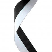 Black and White Ribbon