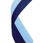 Navy and Light Blue Ribbon