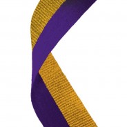 Purple and Gold Ribbon