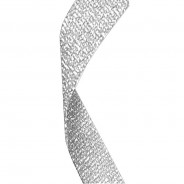 Silver Glitter Ribbon