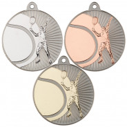 Tennis 'Two Colour' Medal