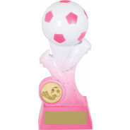 Nova Evolution Pink and White Football Award