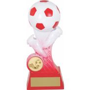 Nova Evolution Red and White Football Award