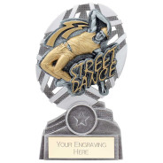 The Stars Street Dance Plaque Award Silver & Gold 