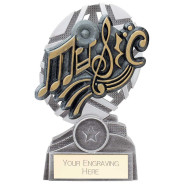 The Stars Music Plaque Award Silver & Gold 