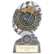 The Stars Nearest Pin Plaque Award Silver & Gold 
