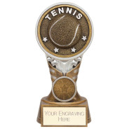 Ikon Tower Tennis Award Antique Silver & Gold 