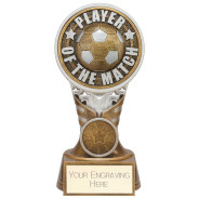 Ikon Tower Player of the Match Award Antique Silver & Gold 