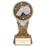 Ikon Tower Referee Award Antique Silver & Gold 