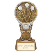 Ikon Tower Darts Award Antique Silver & Gold 