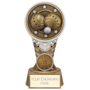 Ikon Tower Lawn Bowls Award Antique Silver & Gold 