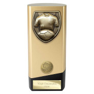 Prime Cobra Football Shirt & Ball Award Gold & Black 