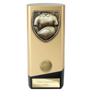Prime Cobra Rugby Shirt & Ball Award Gold & Black