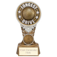 Ikon Tower Longest Drive Award Antique Silver & Gold 