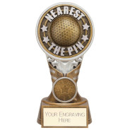 Ikon Tower Nearest the Pin Award Antique Silver & Gold 