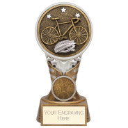 Ikon Tower Cycling Award Antique Silver & Gold 