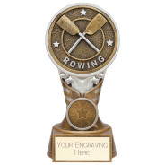 Ikon Tower Rowing Award Antique Silver & Gold 
