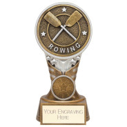 Ikon Tower Rowing Award Antique Silver & Gold 