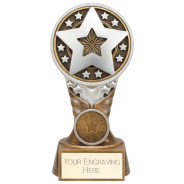 Ikon Tower Achievement Award Antique Silver & Gold 