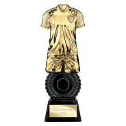Intensity Football Award Gold & Carbon Black