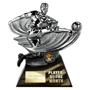 Power Strike Football Player of Month Gunmetal & Black