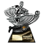 Power Strike Football Coaches Player Gunmetal & Black