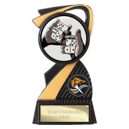 Mania Tower Dominoes Award Carbon Black & Gold