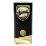 Prime Cobra Rugby Shirt & Ball Award Black & Gold 