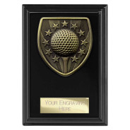 Cobra Plaque Golf Award Epic Black