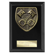 Cobra Plaque Motorsport Piston Award Epic Black