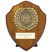 Reward Wreath Shield Walnut 