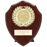 Reward Wreath Shield Cracked Cherry 