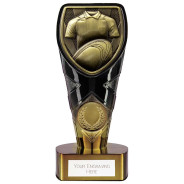 Fusion Cobra Rugby Shirt Award Black & Gold 