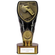 Fusion Cobra Referee Whistle Award Black & Gold 