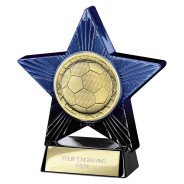 Superstar Football Award Blue & Black 