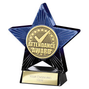 Superstar Attendance Award Blue & Black