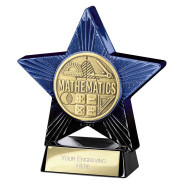 Superstar Maths Award Blue & Black