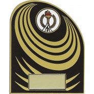 Black and Gold Budget Plaque