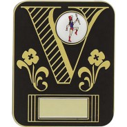 Black and Gold Budget Plaque