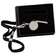 The Match Polished Steel Whistle