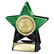 Superstar Football Award Green & Black