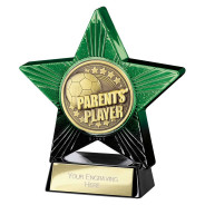 Superstar Parents Player Award Green & Black