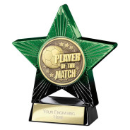 Superstar Player of Match Award Green & Black