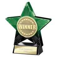 Superstar Winner Award Green & Black 