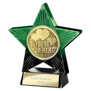Superstar You're a Hero Award Green & Black