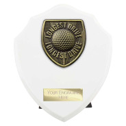Cobra Shield Golf Longest Drive Award Arctic White
