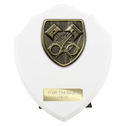 Cobra Shield Motorsport Piston Award Arctic White