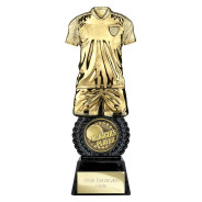 Intensity Football Managers Player Award Gold & Carbon Black