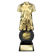 Intensity Football Player of Match Award Gold & Carbon Black